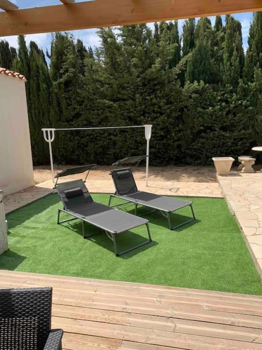 Jolie Villa Piscine A 15 Min Du Barcares Salses-le-Chateau Exterior foto